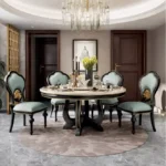 ⁦طاولة طعام فخمة دائرية⁩ - الصورة ⁦2⁩