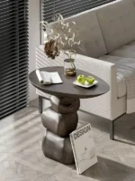 طاولة خدمة علي شكل احجار متراكبة - Image 6