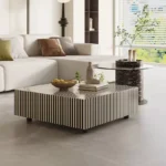 ⁦طاولة قهوة مزدوجة بتصميم حديث⁩ - الصورة ⁦2⁩