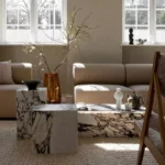 طاولات رخامية بتصميم متعدد المقاسات