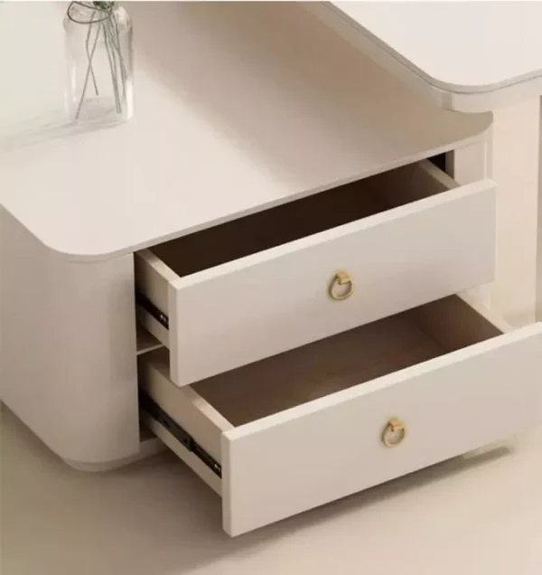 طاولة قهوة بيضاء لغرفة المعيشة