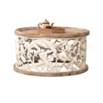 طاولة قهوة خشبي فاخرة - Image 4