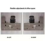 مكتب خشبي مع خزانة جانبية بأدراج مميزة - Image 8