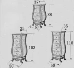 طقم طاولات تخزين لغرفة المعيشة - Image 20