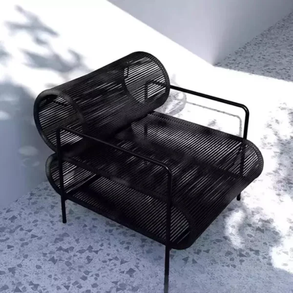 كرسي حديد خارجي لجلسة خارجية