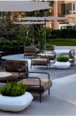 كرسي حديد خارجي لجلسة خارجية - Image 2