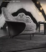 ⁦كرسي استرخاء مع مسند للقدم فاخر⁩ - الصورة ⁦3⁩