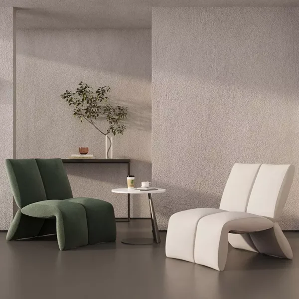 كرسي استرخاء مفرد بتصميم حاد