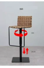 ⁦كرسي بار على شكل مستطيل⁩ - الصورة ⁦10⁩