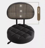 ⁦كرسي بار من جلد أنيق⁩ - الصورة ⁦8⁩