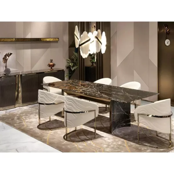 كرسي طاولة طعام مودرن فاخر