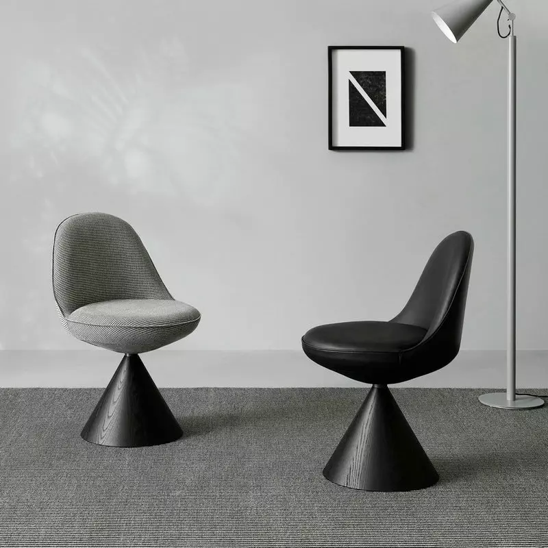 كرسي-طاولة-طعام (1) كرسي طاولة طعام بقاعدة خشبية