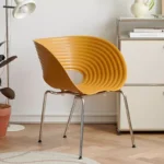 ⁦كرسي طاولة طعام على شكل صدفة⁩ - الصورة ⁦10⁩