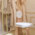 كرسي طاولة طعام خشب على شكل مثلث - Image 9