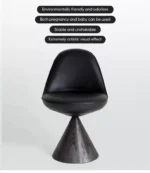 ⁦كرسي طاولة طعام بقاعدة خشبية⁩ - الصورة ⁦9⁩