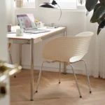 ⁦كرسي طاولة طعام على شكل صدفة⁩ - الصورة ⁦2⁩