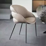 ⁦كرسي طاولة طعام بظهر دائري⁩ - الصورة ⁦3⁩