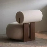 ⁦كرسي مفرد من خشب⁩ - الصورة ⁦3⁩