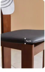 ⁦كرسي مفرد خشب بتصميم عتيق⁩ - الصورة ⁦6⁩