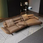 كنب مريح جلد