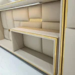 كنب زاويه جلد ايطالي فاخر - Image 3