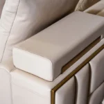 كنب زاويه جلد ايطالي فاخر - Image 4