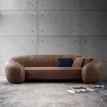 ⁦كنب مودرن رباعي من جلد⁩ - الصورة ⁦8⁩