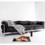 ⁦كنب مودرن جلد بتصميم ايطالي⁩ - الصورة ⁦3⁩