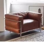 ⁦كنب مودرن جلد بتصميم ايطالي⁩ - الصورة ⁦7⁩