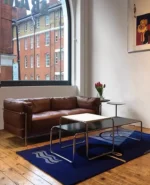 ⁦كنب مودرن جلد بتصميم ايطالي⁩ - الصورة ⁦4⁩