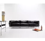 ⁦كنب مودرن جلد بتصميم ايطالي⁩ - الصورة ⁦6⁩