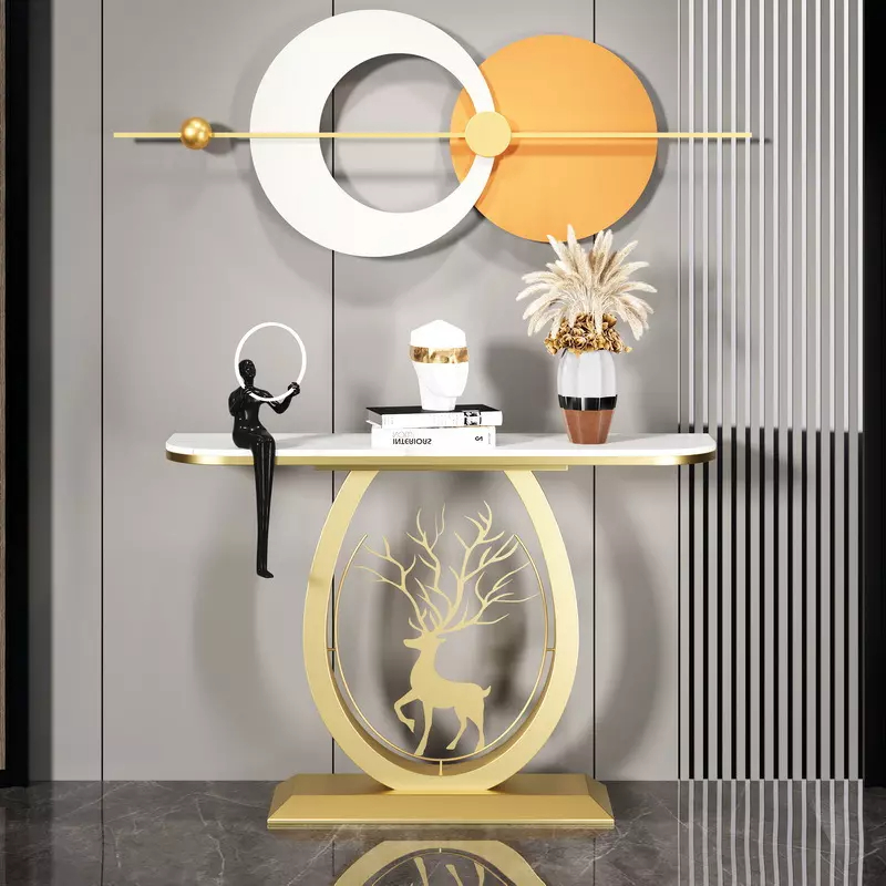 كونسول رخام على شكل غزال