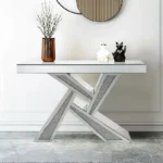 طاولة مدخل من زجاج