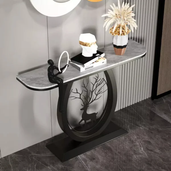 كونسول رخام على شكل غزال