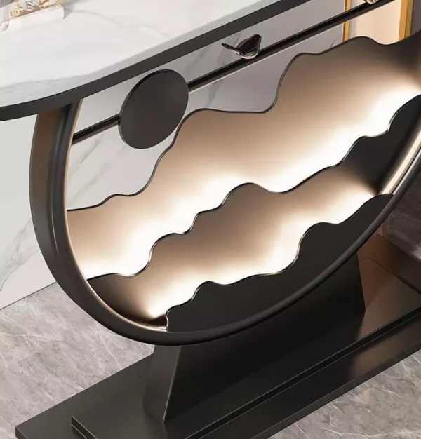 كونسول رخام مضيئ بتصميم مميز