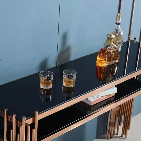 طاولة مدخل رخام بتصميم أنيق