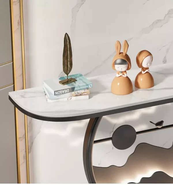 كونسول رخام مضيئ بتصميم مميز