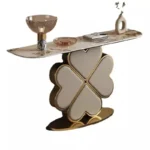 كونسول رخام على شكل وردة