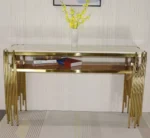 ⁦طاولة مدخل رخام بتصميم أنيق⁩ - الصورة ⁦2⁩