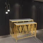 كونسول بتصميم أوراق شجر مميز