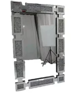 ⁦مرايا تسريحه على شكل مستطيل⁩ - الصورة ⁦2⁩