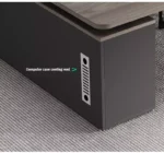 مكتب خشبي مع خزانة جانبية بأدراج مميزة - Image 5