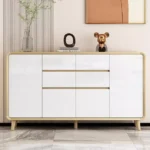 طاولة بوفيه خشب بتصميم حديث