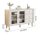 طاولة بوفيه خشب بتصميم مميز وانيق - Image 5