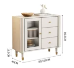 طاولة بوفيه خشب بتصميم مميز وانيق - Image 6