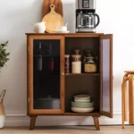 خزانة بوفيه خشب بتصميم كلاسيك - Image 7