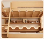 سرير نوم اطفال خشب بدورين - Image 7