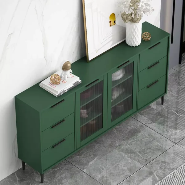 طاولة بوفيه طعام بتصميم بسيط