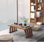 طاولة قهوة خشب متسطيلة الشكل - Image 9