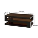 ⁦طاولة قهوة زجاج بتصميم عالي الجودة⁩ - الصورة ⁦10⁩